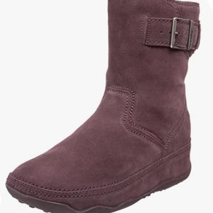 NWB Fitflop Superboot short suede Amethyst